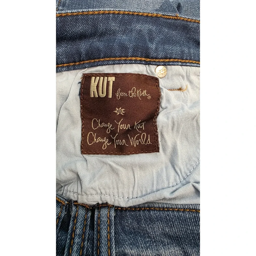KUT from the Kloth Natalie High Rise Bootcut Petite Jeans Blue Denim 2P